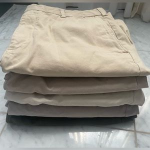LOT of 5 Brooks Brothers & Banana Republic Men’s Khaki Shorts 35 and 36 waist